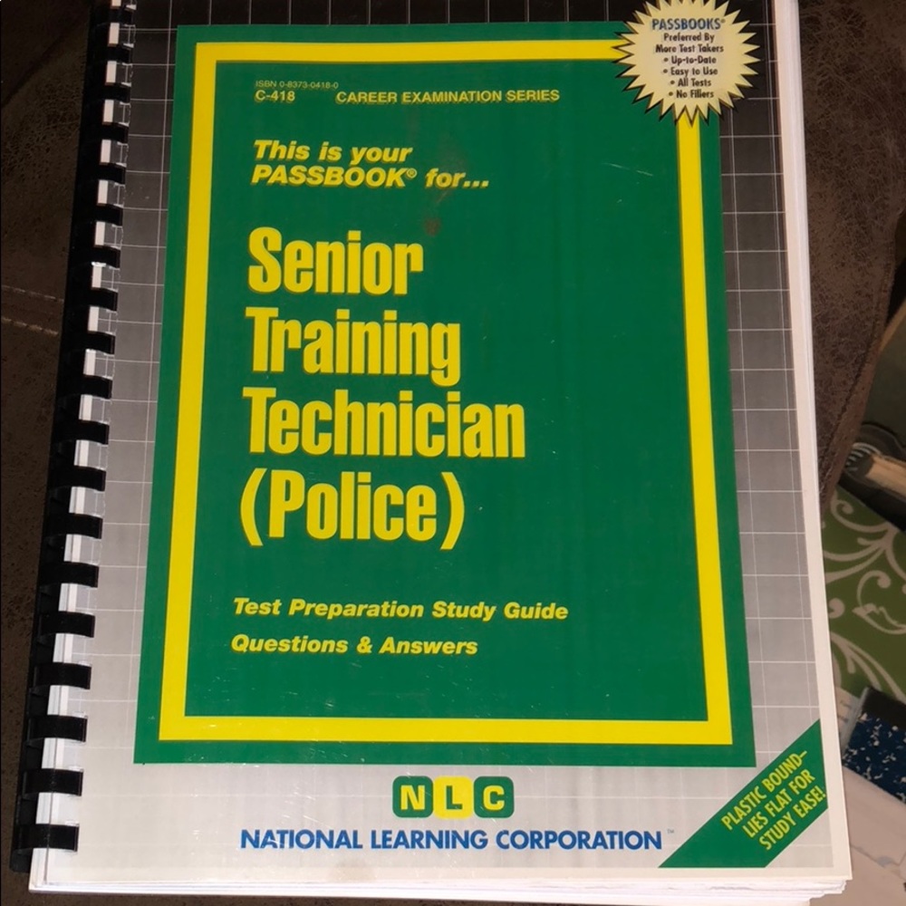 Senior training police tech study guide